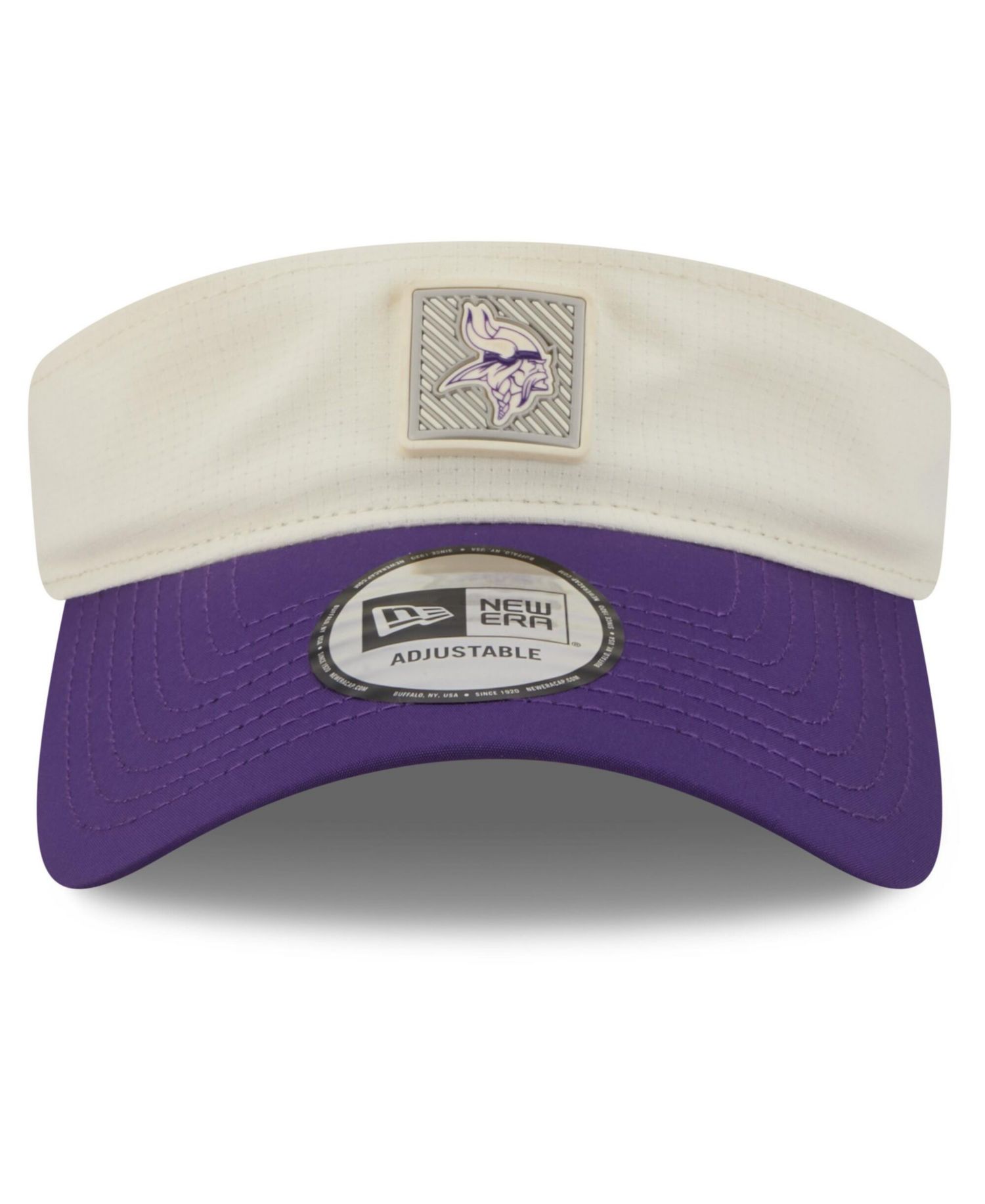 Men's Cream/Purple Minnesota Vikings 2026 NFL Training Camp Adjustable Visor