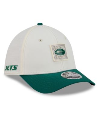 Men's Cream/Green New York Jets 2026 NFL Training Camp 39THIRTY Flex Hat