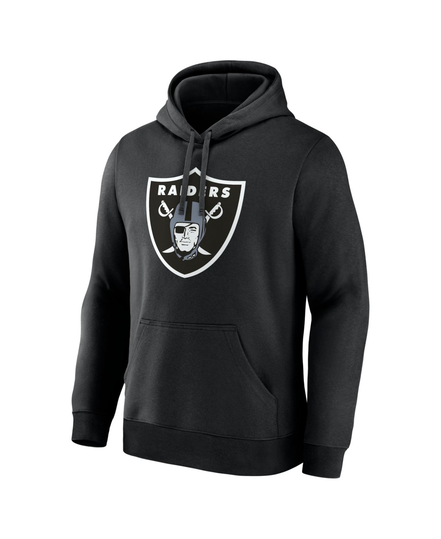 Мужское худи Logo Athletic Black Las Vegas Raiders Primary Logo — фото 2