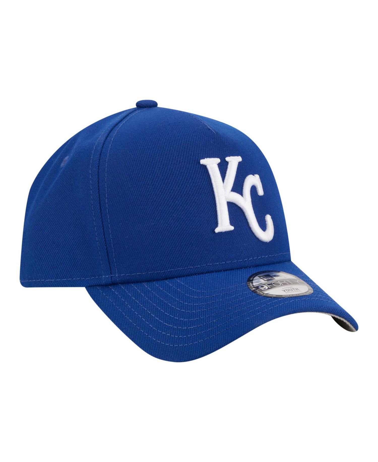 Big Boys and Girls Royal Kansas City Royals 9FORTY A-Frame Adjustable Hat