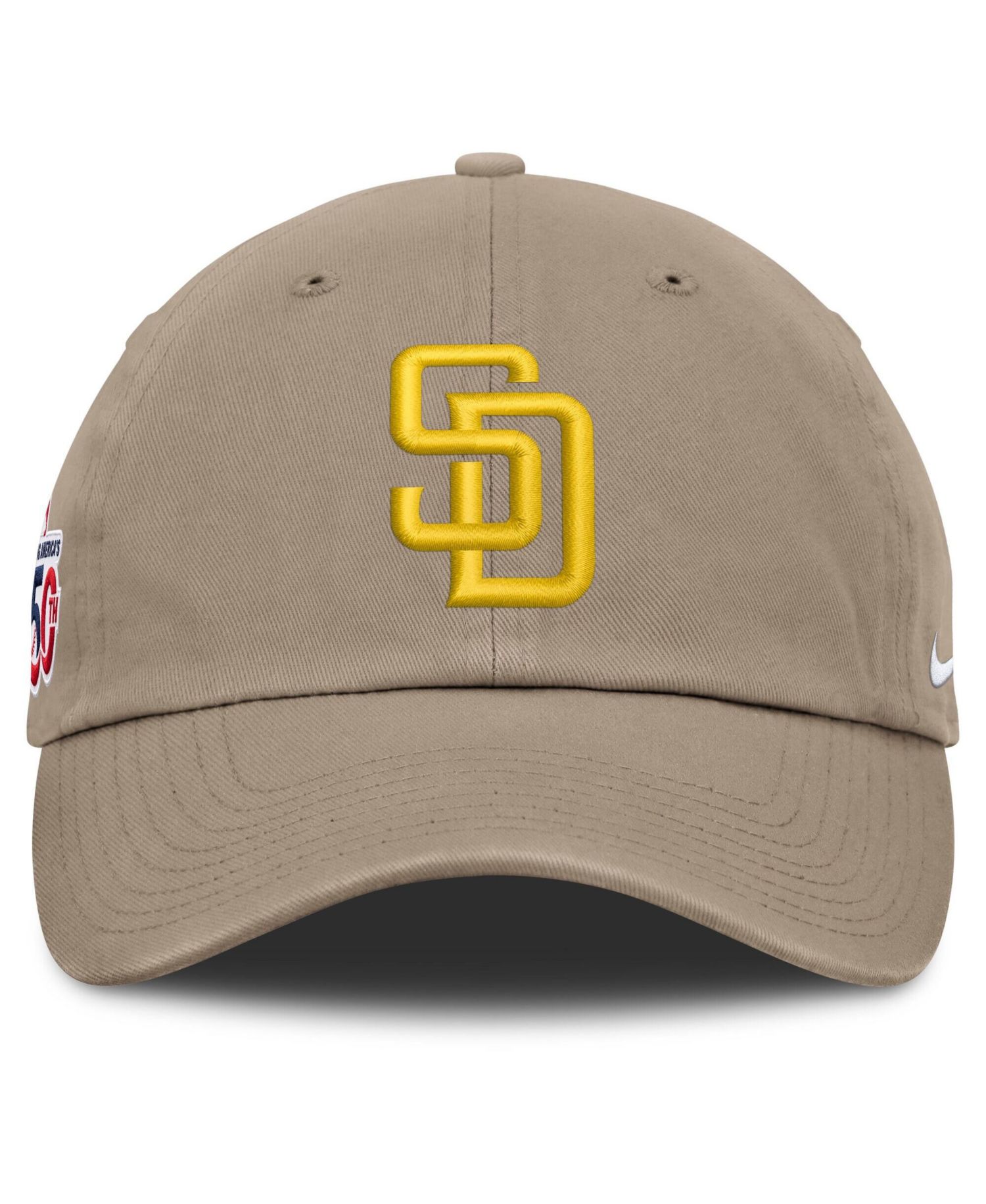 Men's Khaki San Diego Padres Celebrating America's 250th Club Adjustable Hat