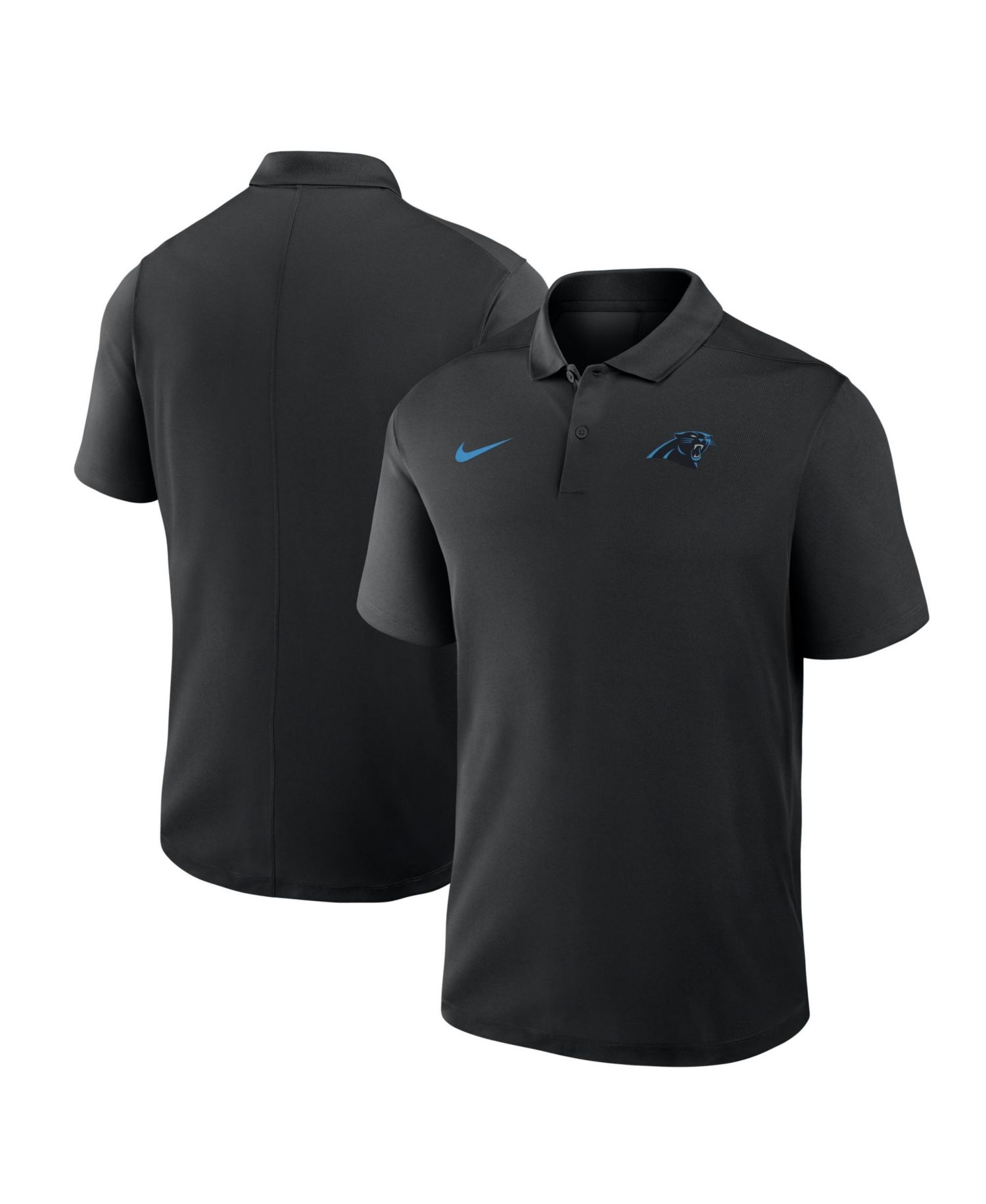 Men's Black Carolina Panthers Dri-FIT Victory Polo Shirt