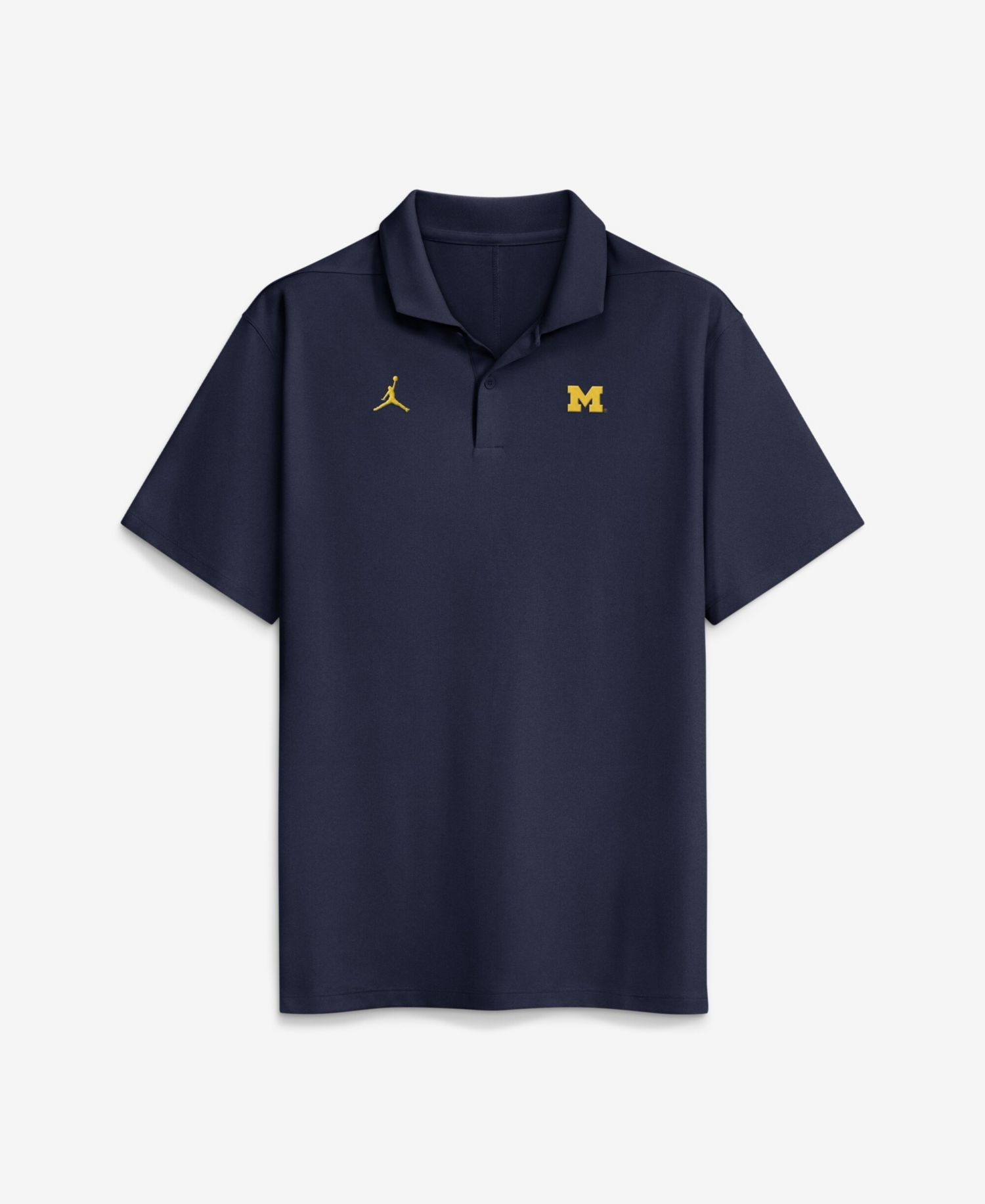 Men's Navy Michigan Wolverines Primetime Victory Plus Dri-FIT Polo Shirt