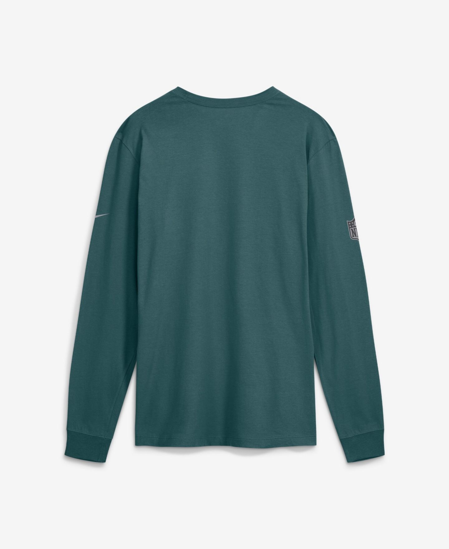 Мужская футболка Nike Midnight Green Philadelphia Eagles Sideline Bold Arch Star Dri-FIT Long Sleeve — фото 2