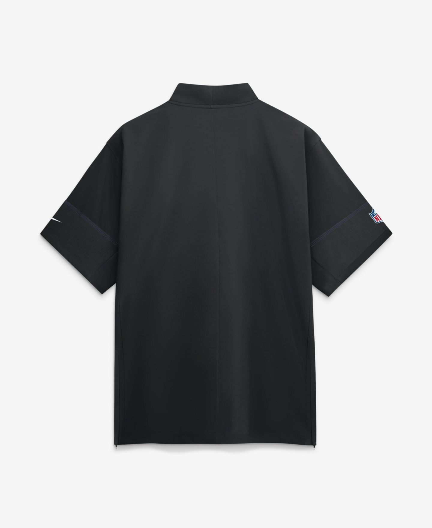 Мужская куртка Nike Black Baltimore Ravens Sideline Short Sleeve Quarter-Zip Coaches — фото 2