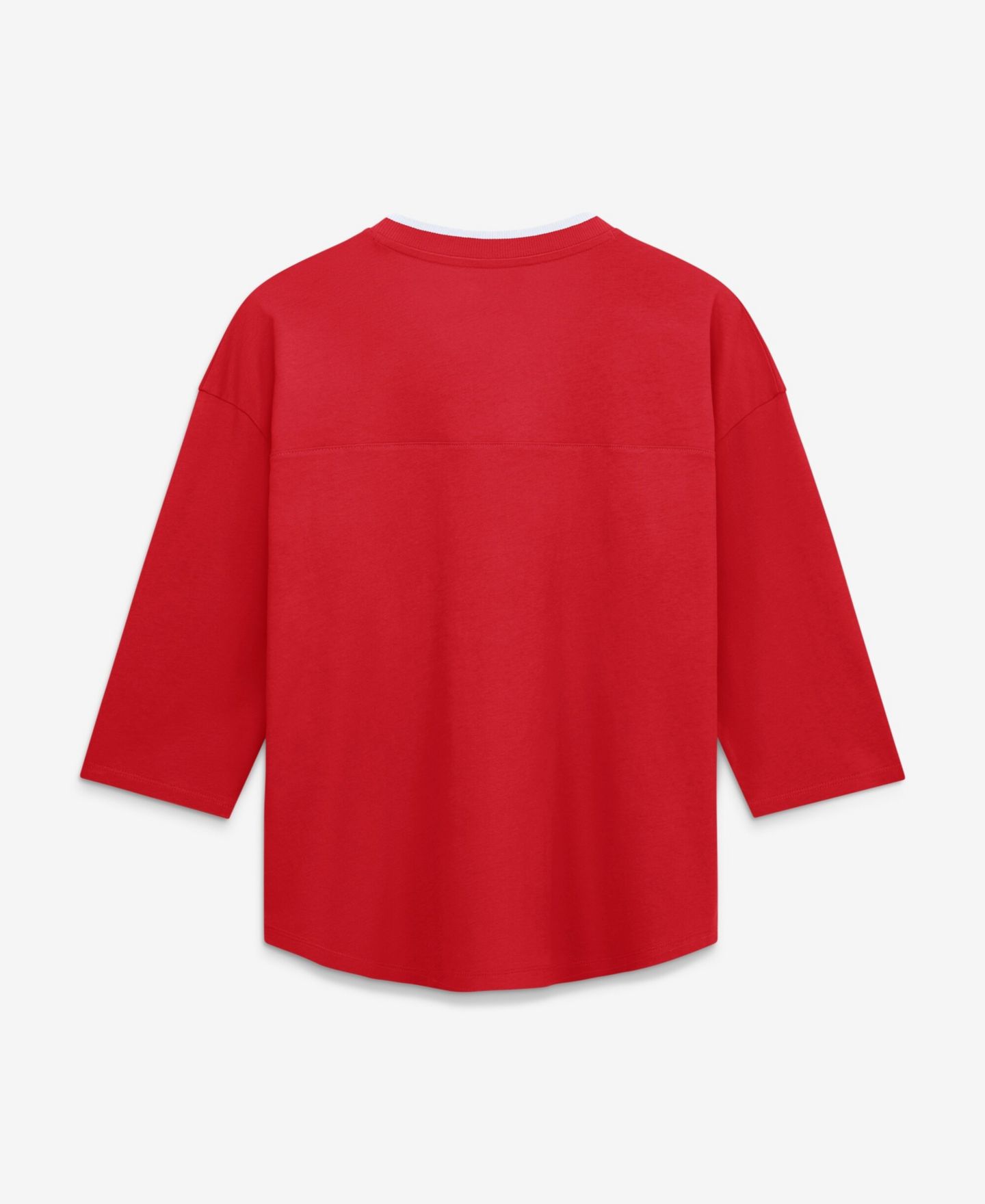 Женская футболка Fanatics Kansas City Chiefs Team First Deceptive Juke 3/4-Sleeve V-Neck Oversized Graphic — фото 2