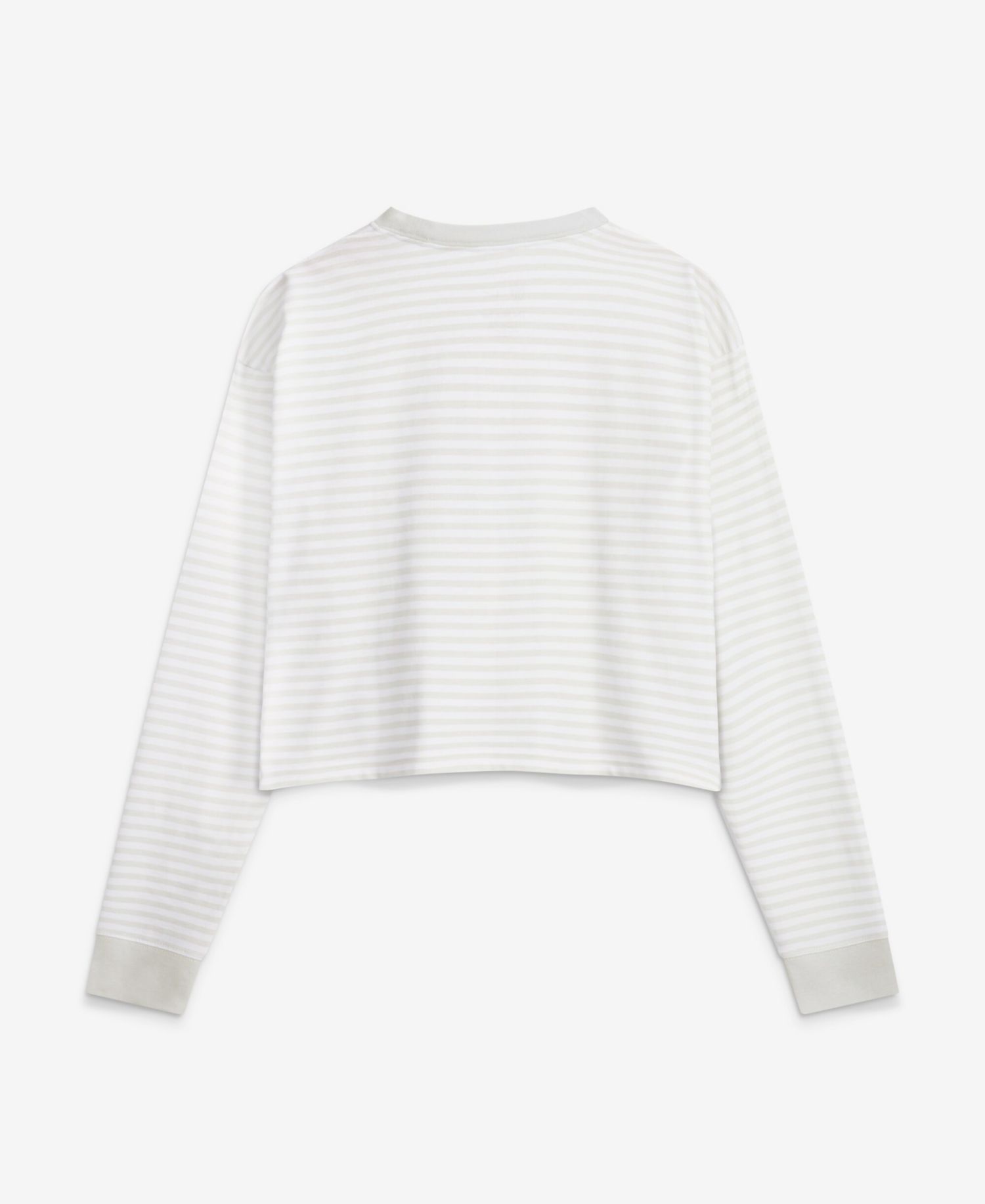 Women's White Buffalo Bills Loose Fit Crop Top