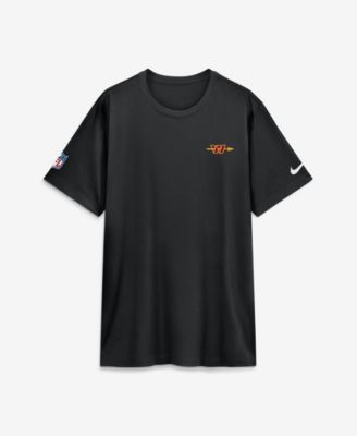 Men's Black Washington Commanders Alt Legend Small Logo Dri-FIT T-Shirt