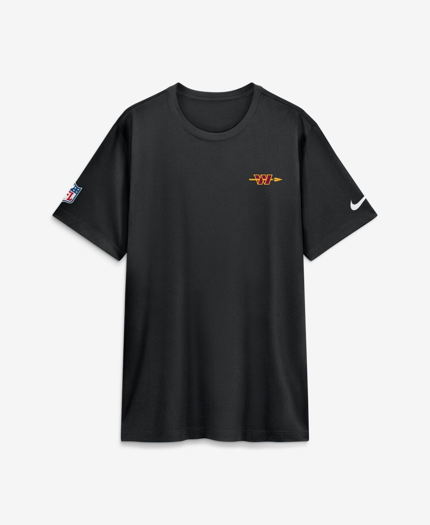 Men's Black Washington Commanders Alt Legend Small Logo Dri-FIT T-Shirt
