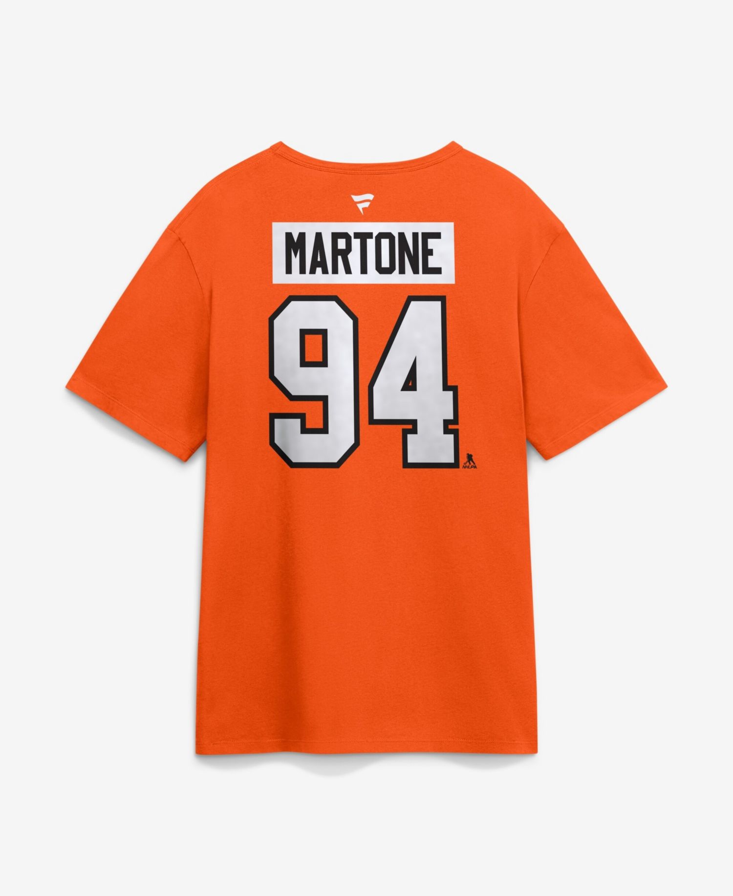 Men's Porter Martone Orange Philadelphia Flyers Authentic Stack Name & Number T-Shirt