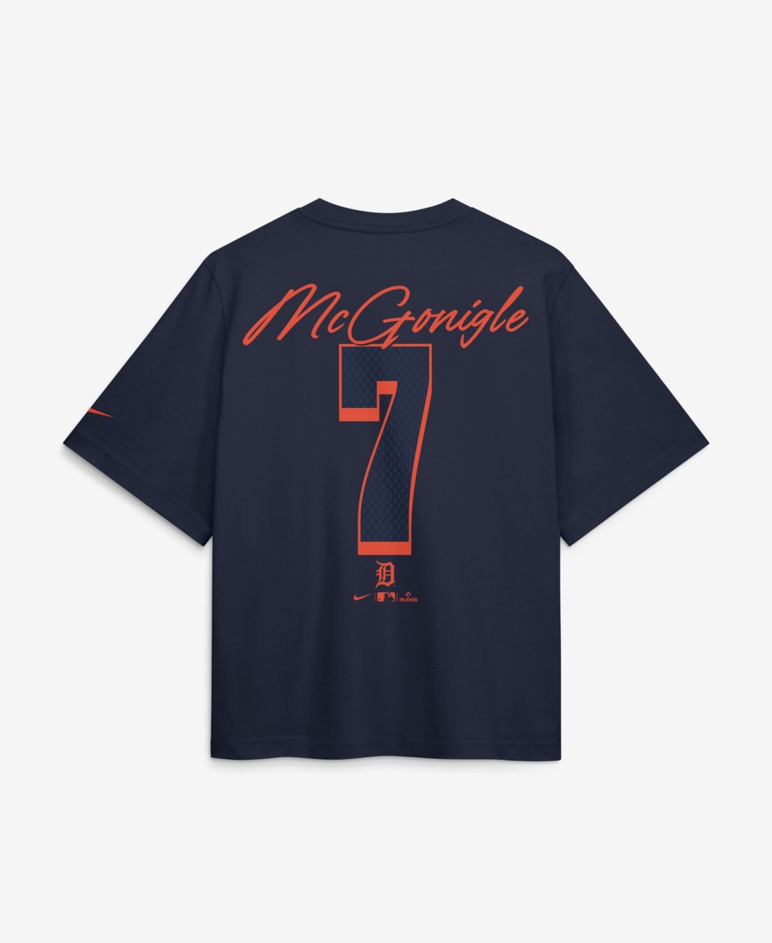 Women's Detroit Tigers Kevin McGonigle Boxy Name & Number T-Shirt