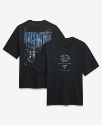 Men's Black Argentina Streets Of The World Heavyweight T-Shirt