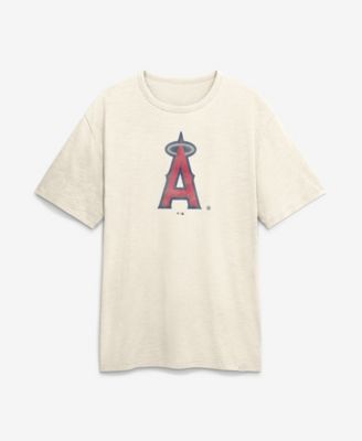 Men's Cream Los Angeles Angels Stadium Slub T-Shirt