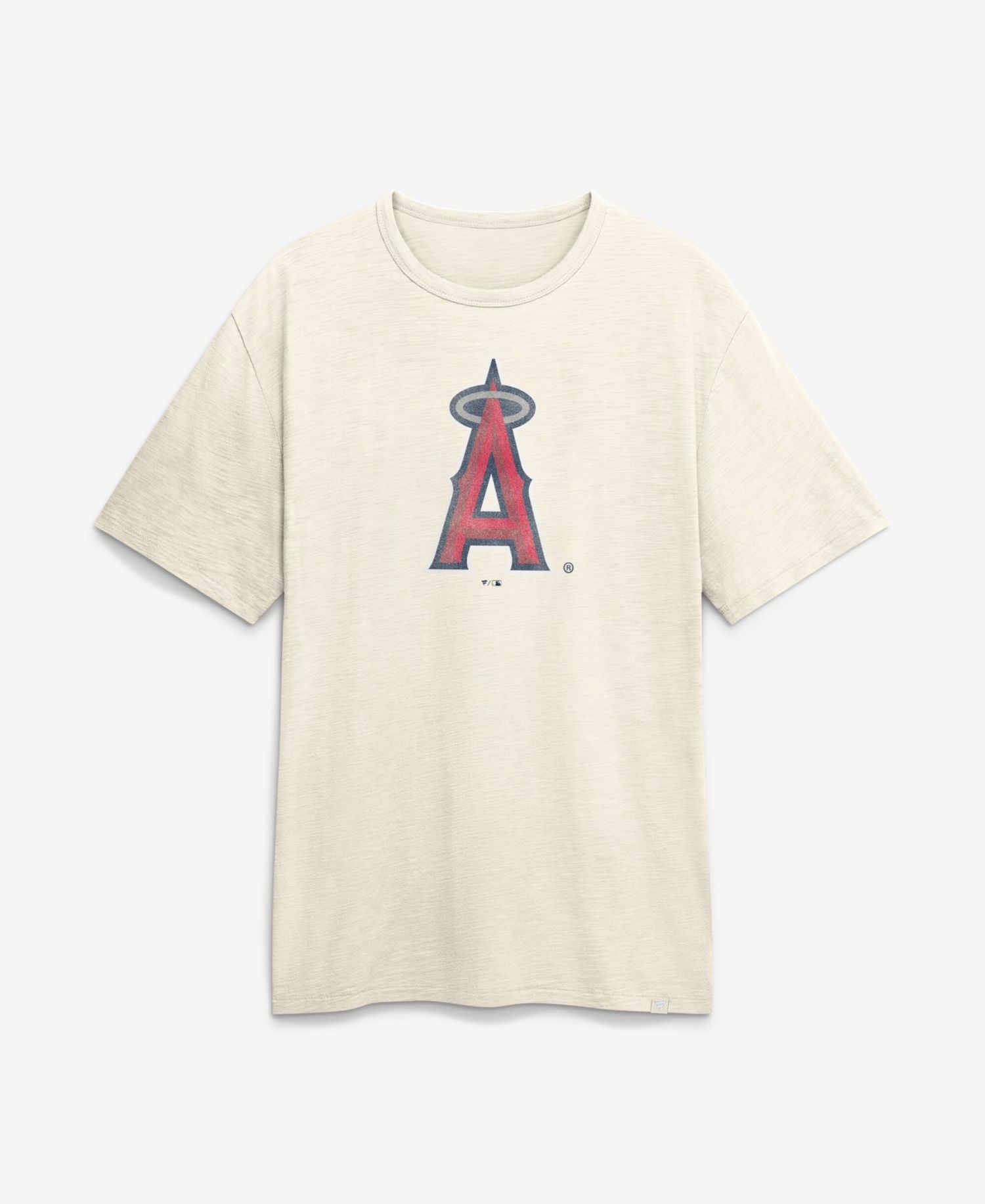 Men's Cream Los Angeles Angels Stadium Slub T-Shirt