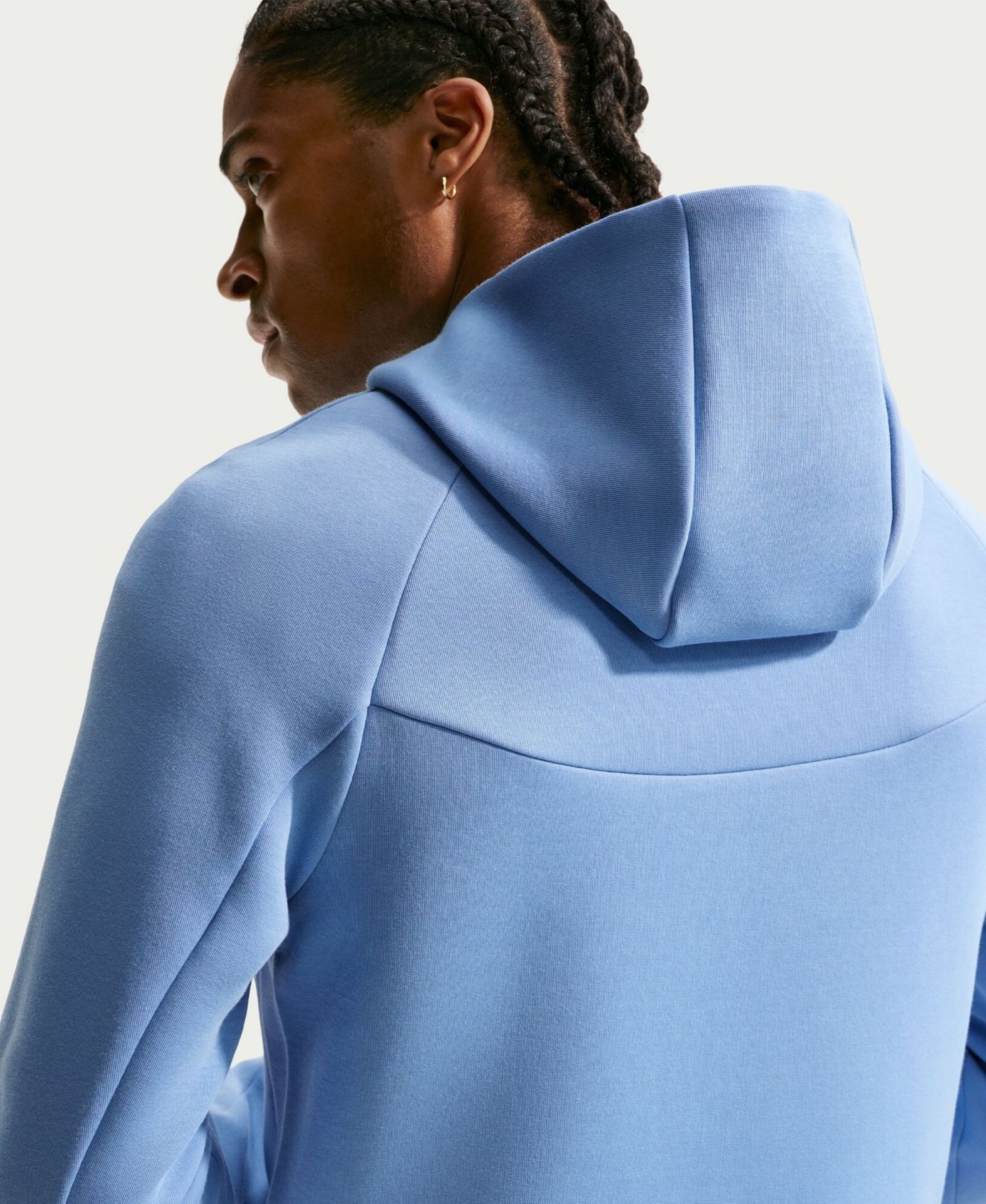 Men's Blue Tottenham Hotspur Tech Fleece Windrunner Raglan Full-Zip Hoodie