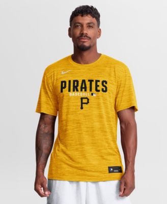 Men's Gold Pittsburgh Pirates Authentic Collection Velocity Dri-FIT T-Shirt