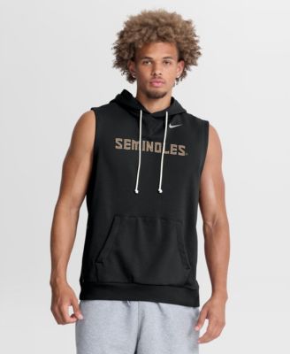 Men's Black Florida State Seminoles 2026 Sideline Sleeveless Dri-FIT Hoodie