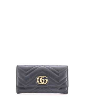 GG Marmont Continental Wallet Matelasse Leather