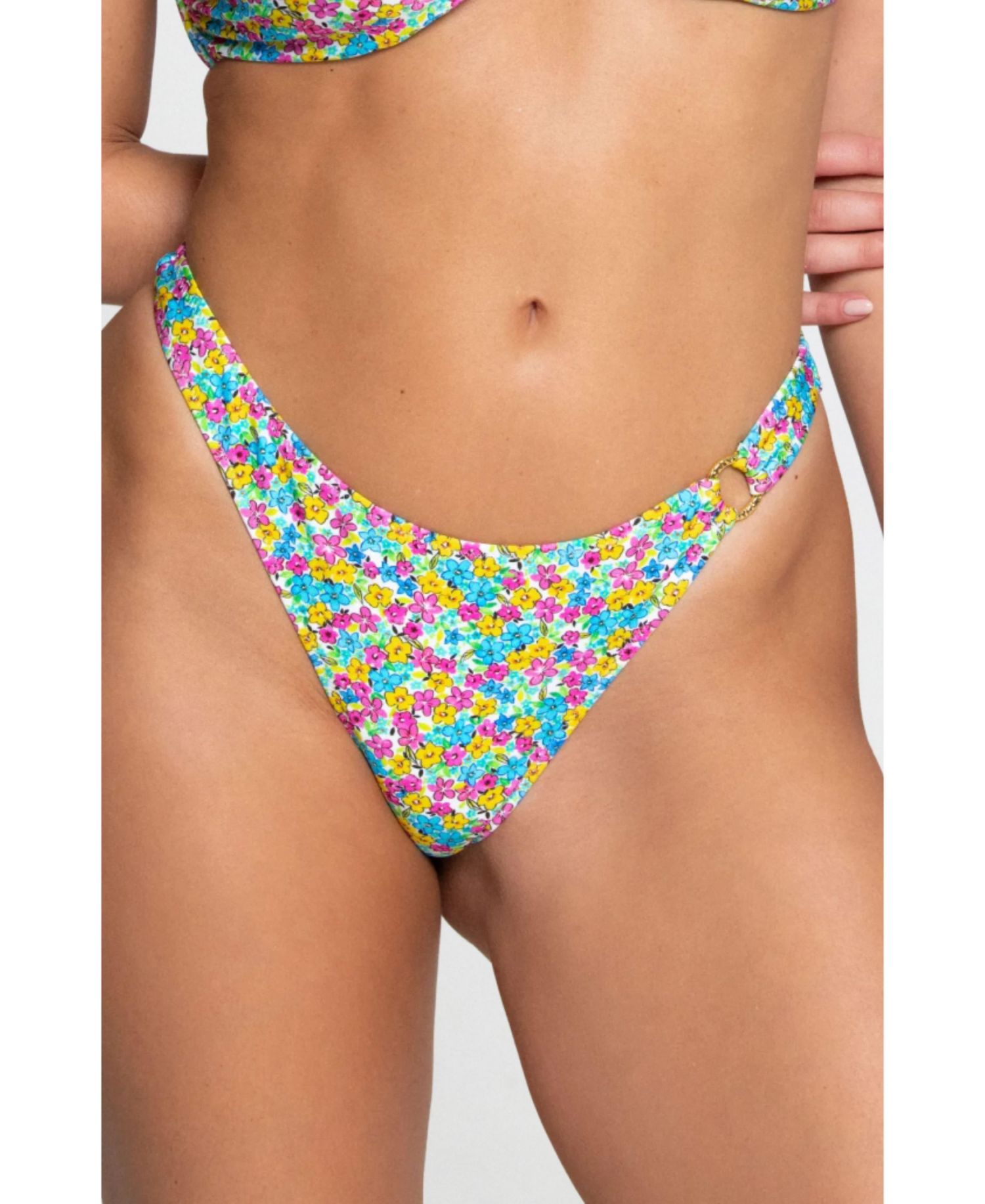 Women's Hana High-Cut Cheeky Bikini Bottom