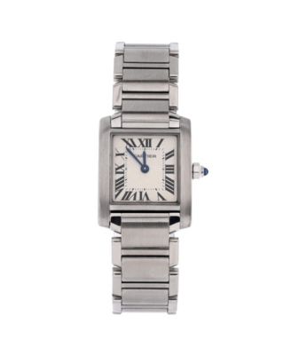 Tank Francaise Quartz Watch in Stainless Steel 20mm