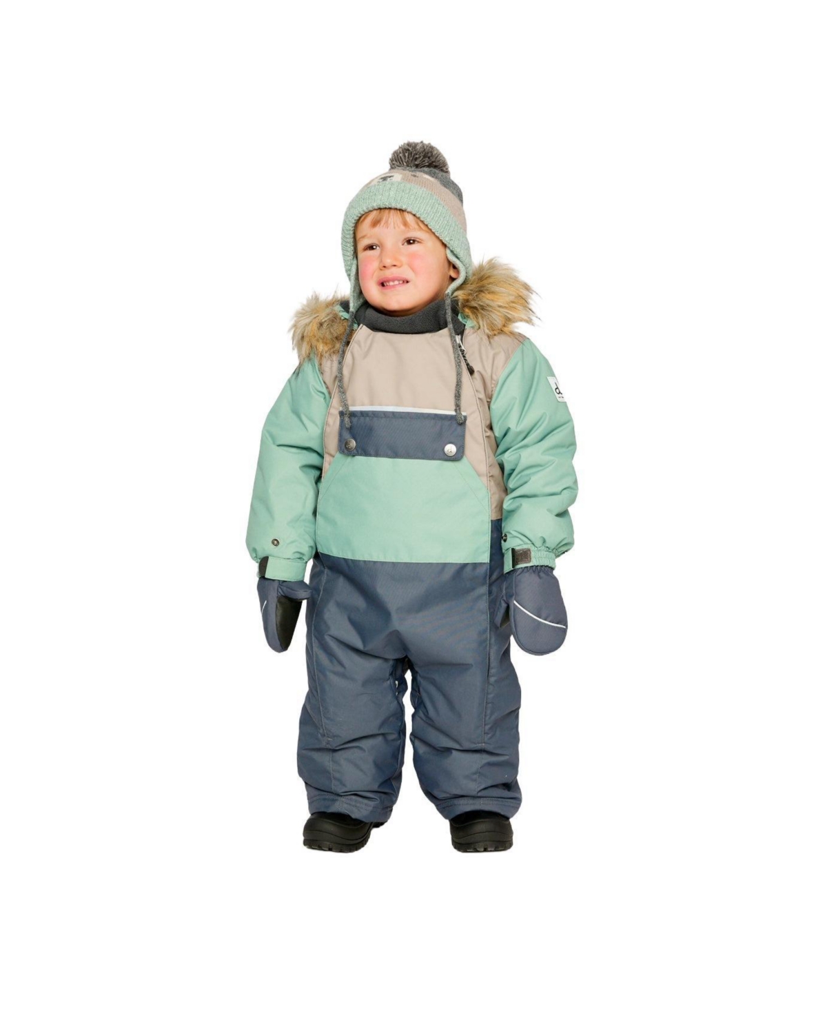 Deux par Deux Baby Boy (6M - 24M) One Piece Snowsuit Adapted for Car Seats Cool