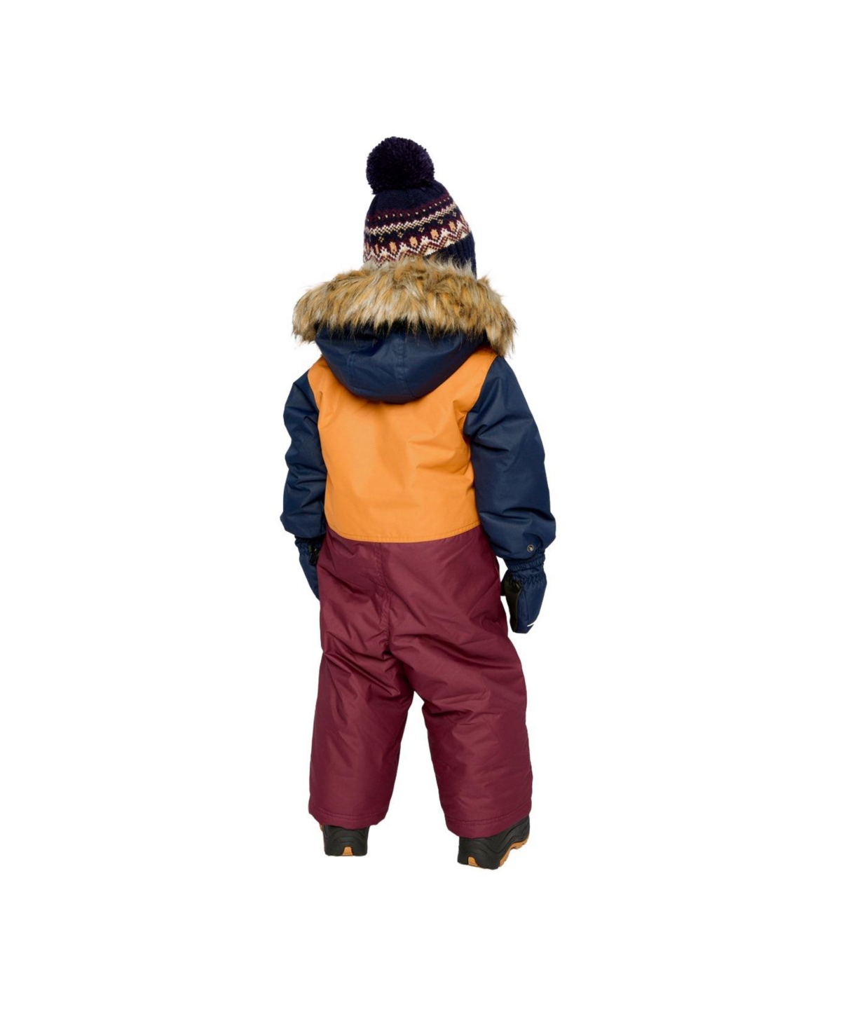 Deux par Baby Boys One Piece Snowsuit Adapted for Car Seats