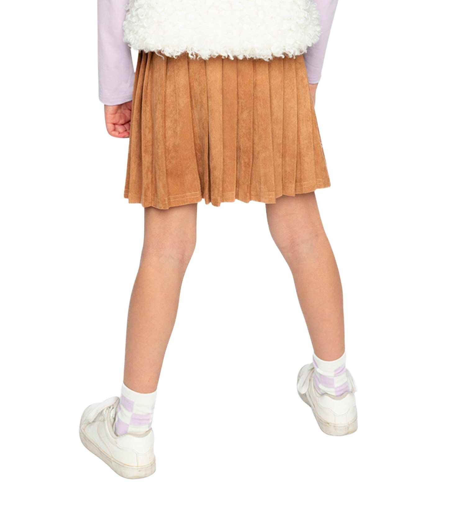 Little and Big Girl ( size 6 to 12 ) Pleated Skirt