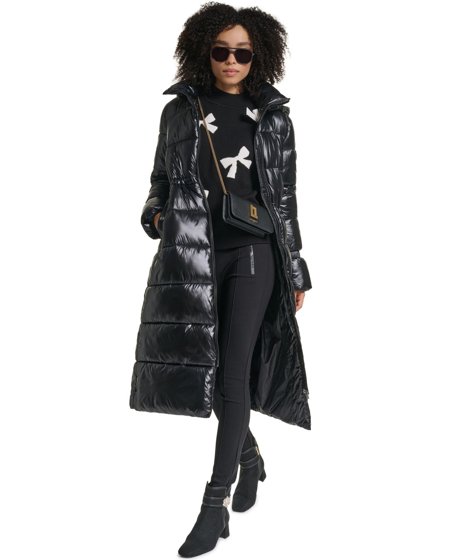 Women's Hooded-Anorak Maxi Puffer Coat