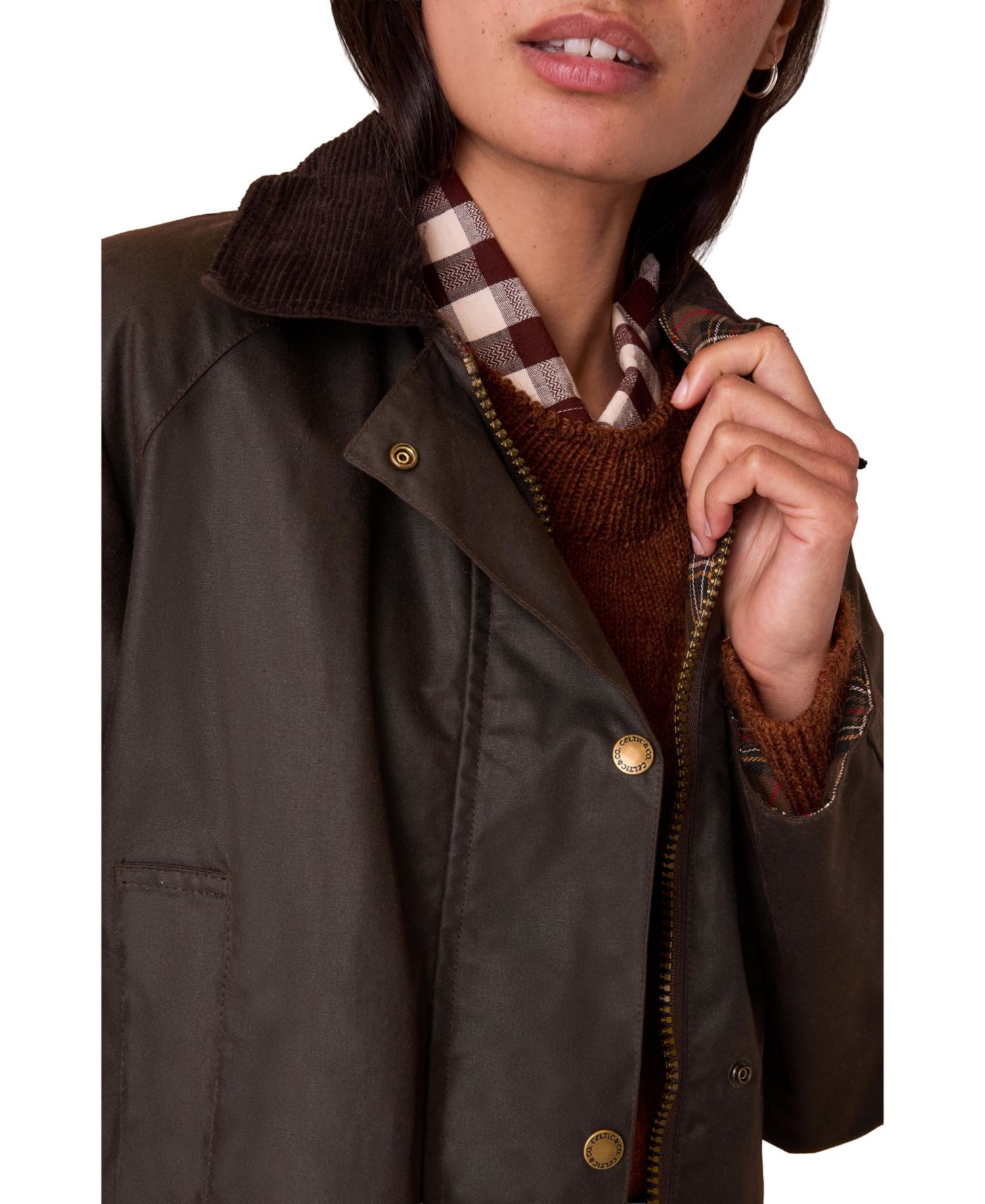 Women's Raglan Sleeve Waxed Jacket