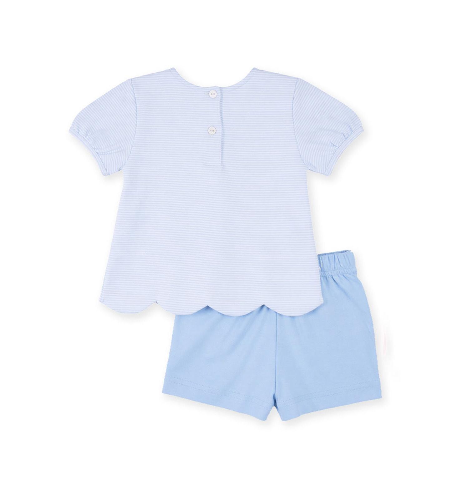 Big Girls (2T - 8) Knit Short Set with School Supplies