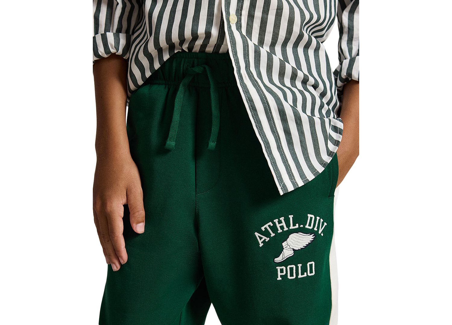 Boys' 8-20 Logo Double-Knit Track Pants