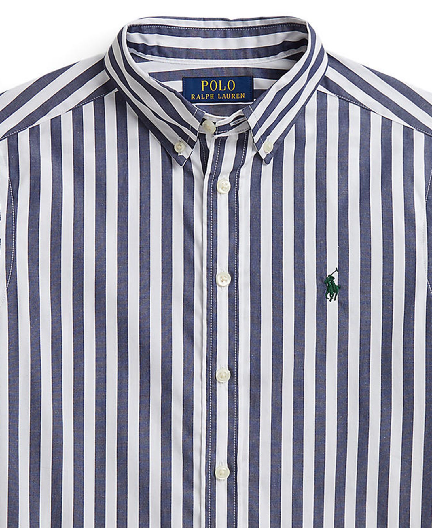Boys' 8-20 Striped Cotton Poplin Shirt