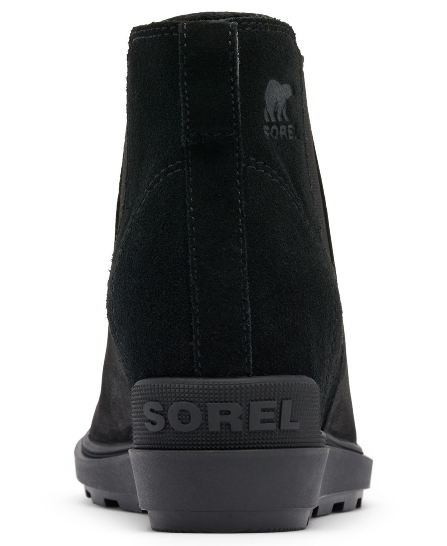 Женские ботинки Sorel Evie II Chelsea Slip-On Booties, цвет: Чёрный морской — фото 4