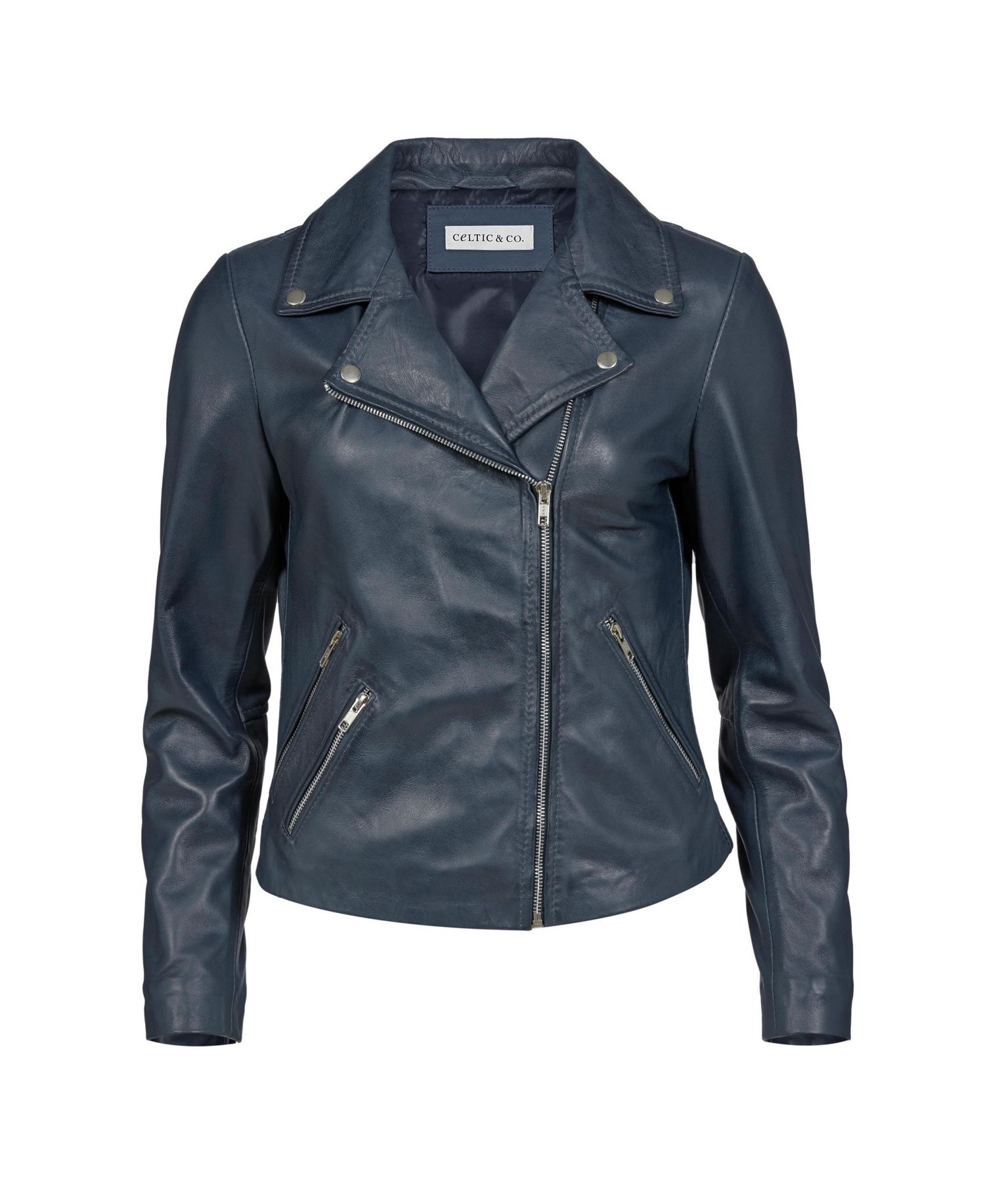 Womens Leather Biker Jacket