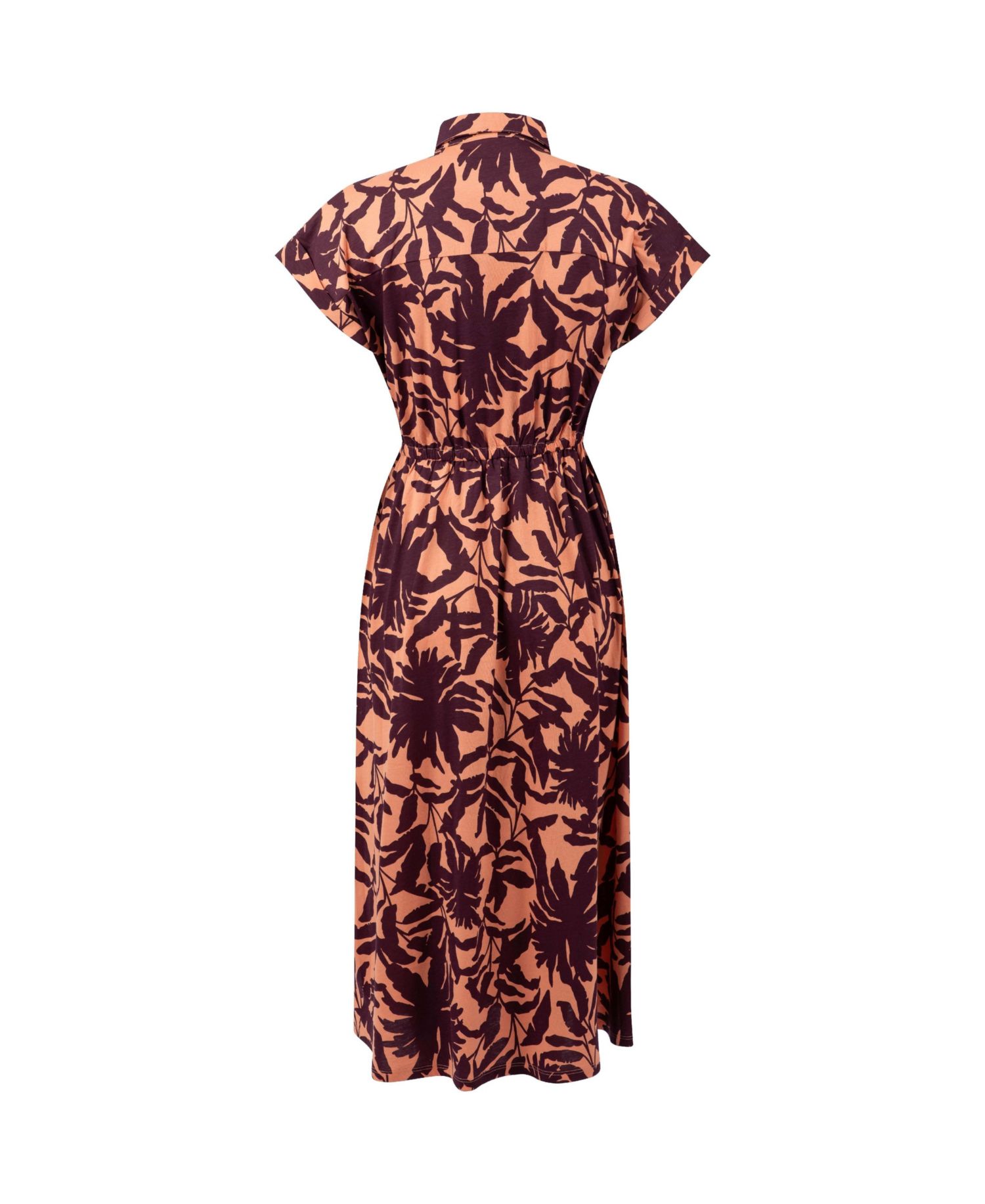 Women's Artemis Floral Short-Sleeve Midi Shift Dress