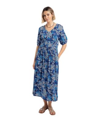 macys blue floral dress Women's Maxi Dresses Size:51 (5'6