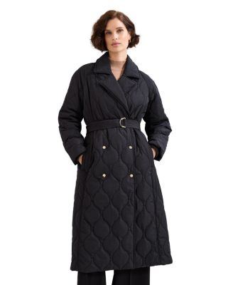 Women's Sukie Puffer Double-Breasted Maxi Coat