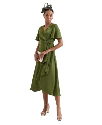 Women's Julissa V-Neck Satin Dress