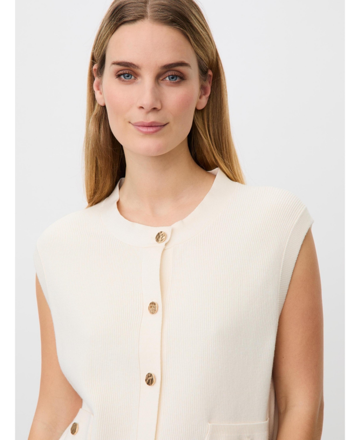 Masai Copenhagen Women's MaLossan Button-Front Knit Vest