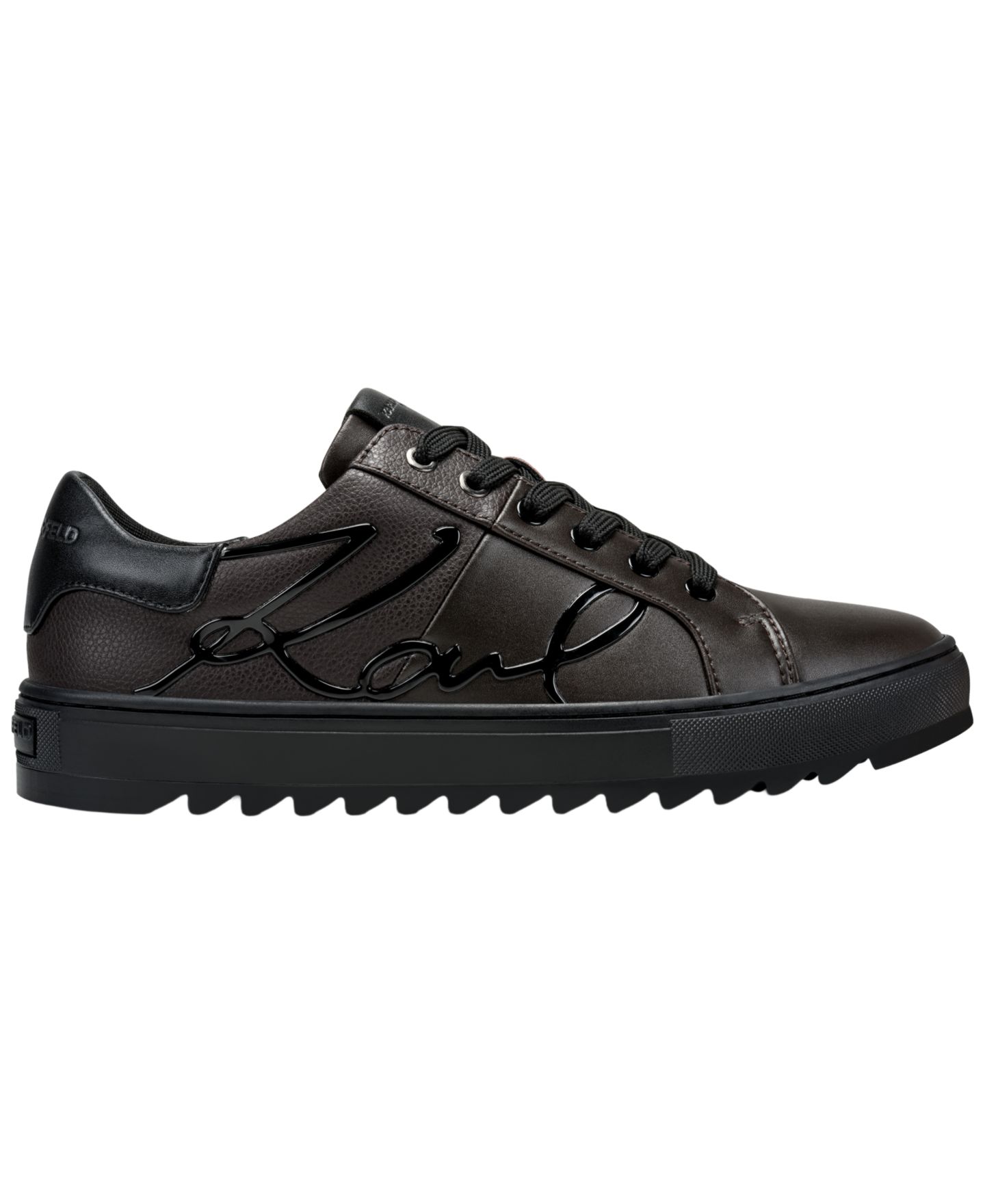 Мужские кроссовки KARL LAGERFELD PARIS Matheo Round-Toe, цвет: Средний коричневый — фото 2