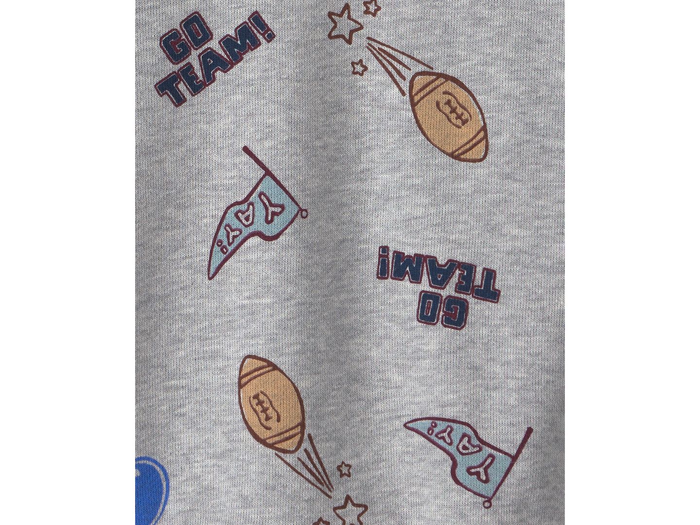 Свитшот Carter's Game Day Round Neck Sweatshirt для мальчиков-малышей, цвет: Серый — фото 3
