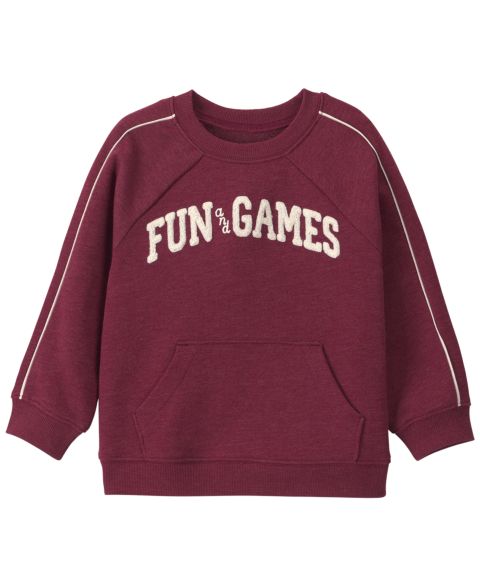 Свитшот Carter's Fun and Games Graphic Sweatshirt для мальчиков-малышей, цвет: Бордовый