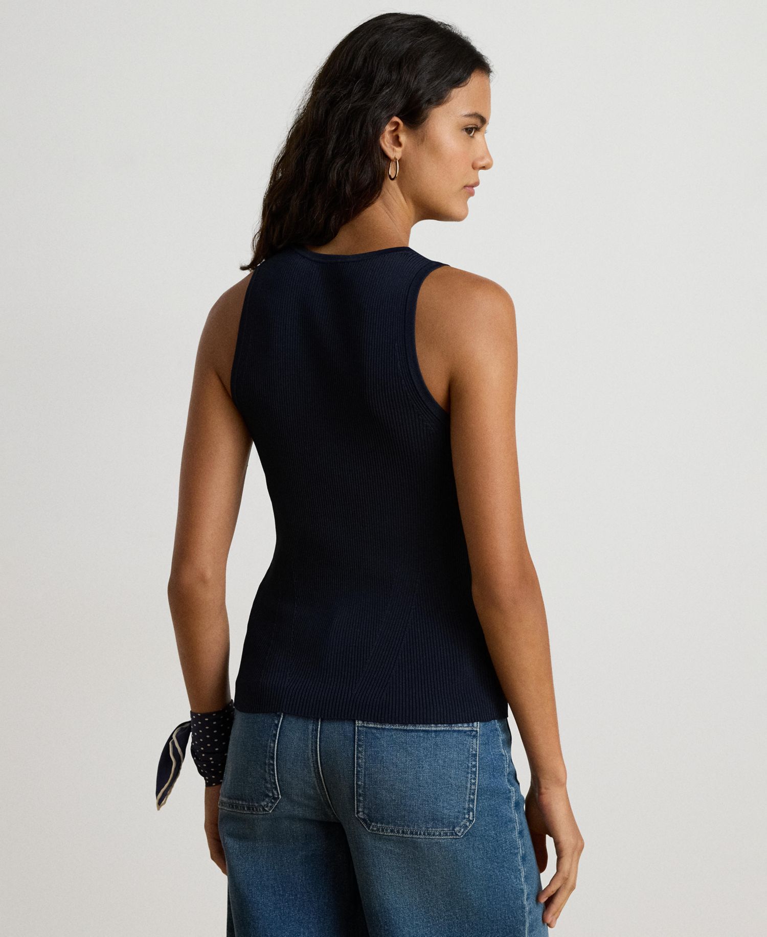 Women's Rib-Knit Crewneck Sweater