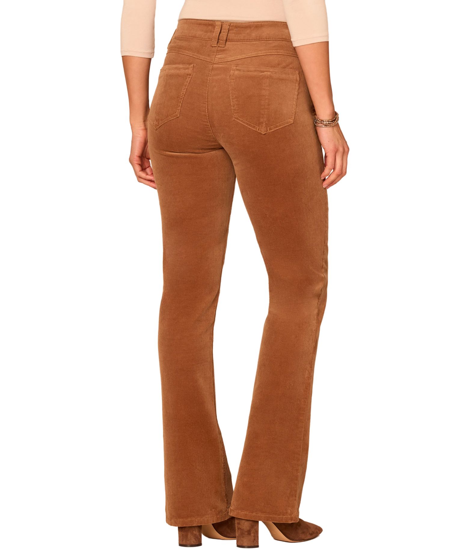 Petite "Ab"solution High-Rise Itty Bitty Boot Corduroy Pants