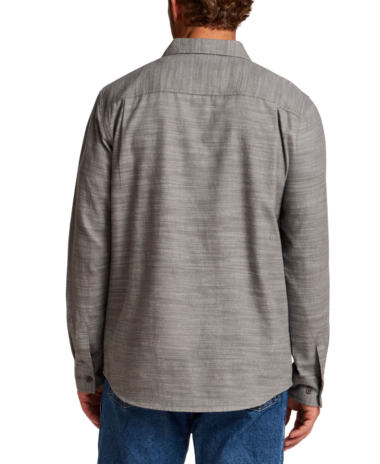 Men's Peached Slub Solid Shirt