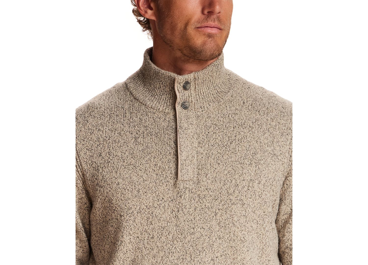 Men's Mixy Mock Neck Sweater