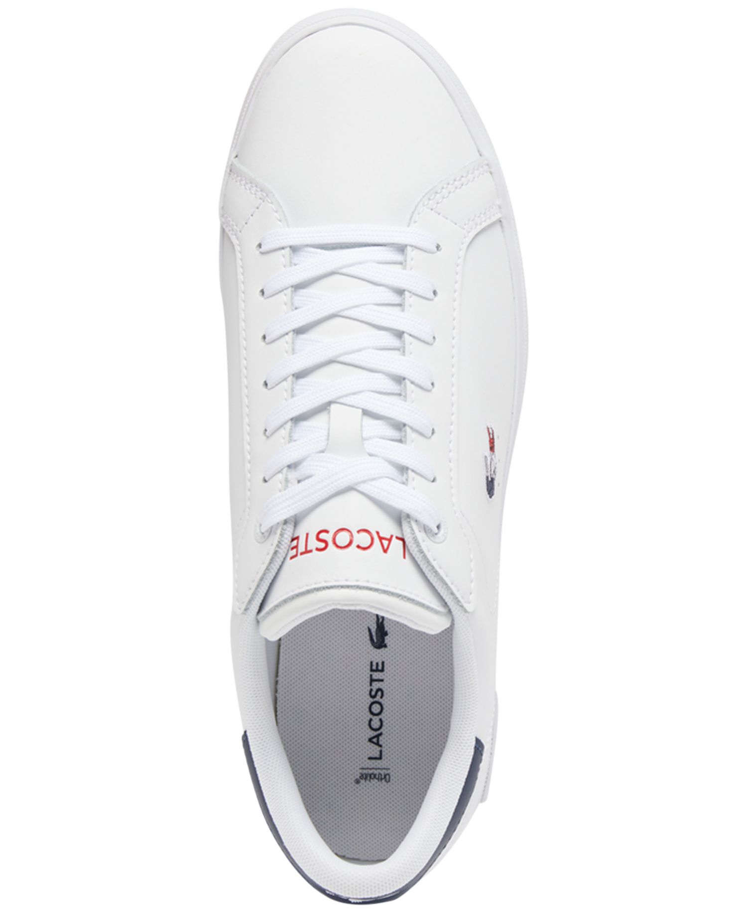 Powercourt Leather Lace-Up Tennis Sneakers
