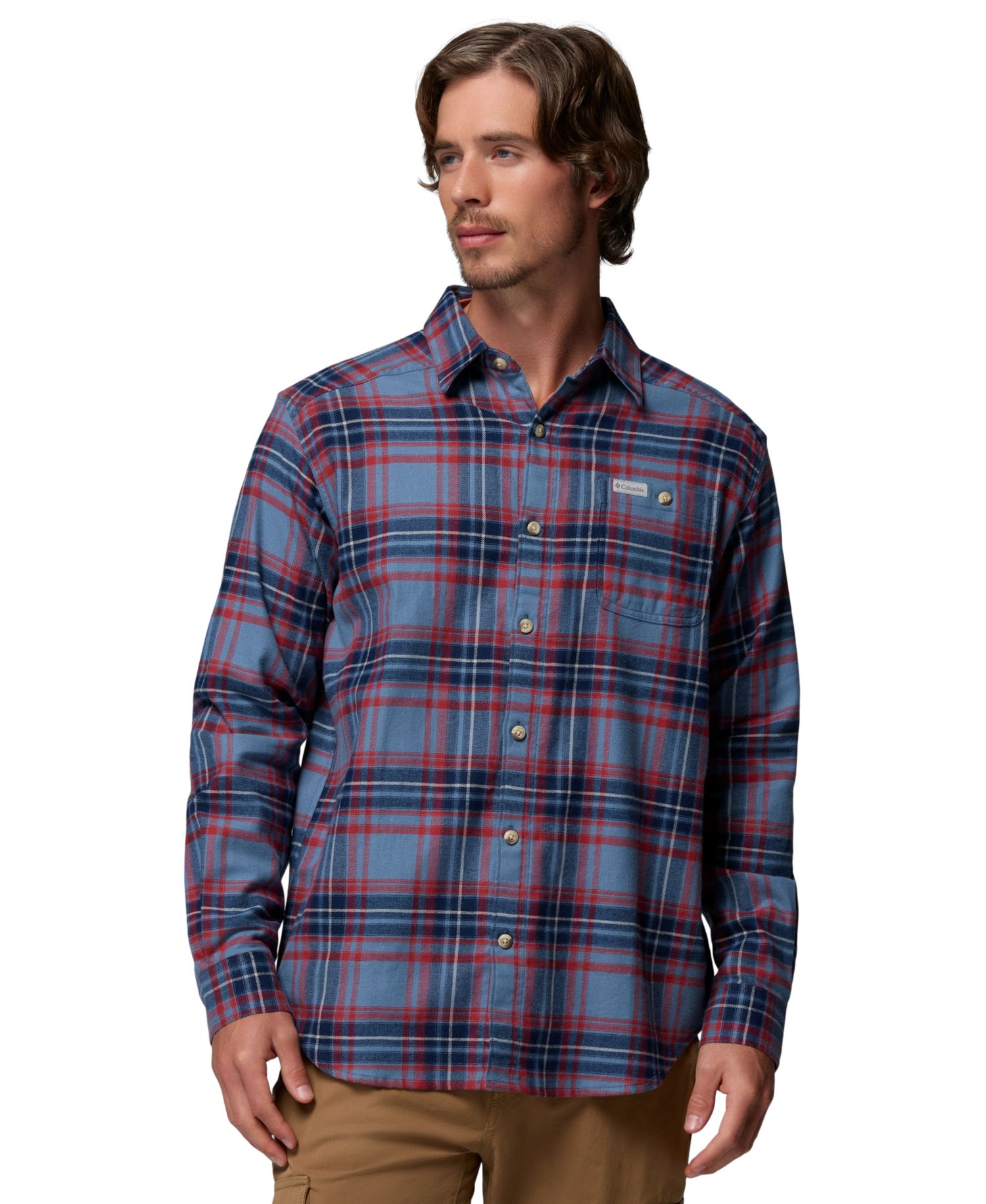 Men's Cornell Woods Flannel Long-Sleeve Shirt