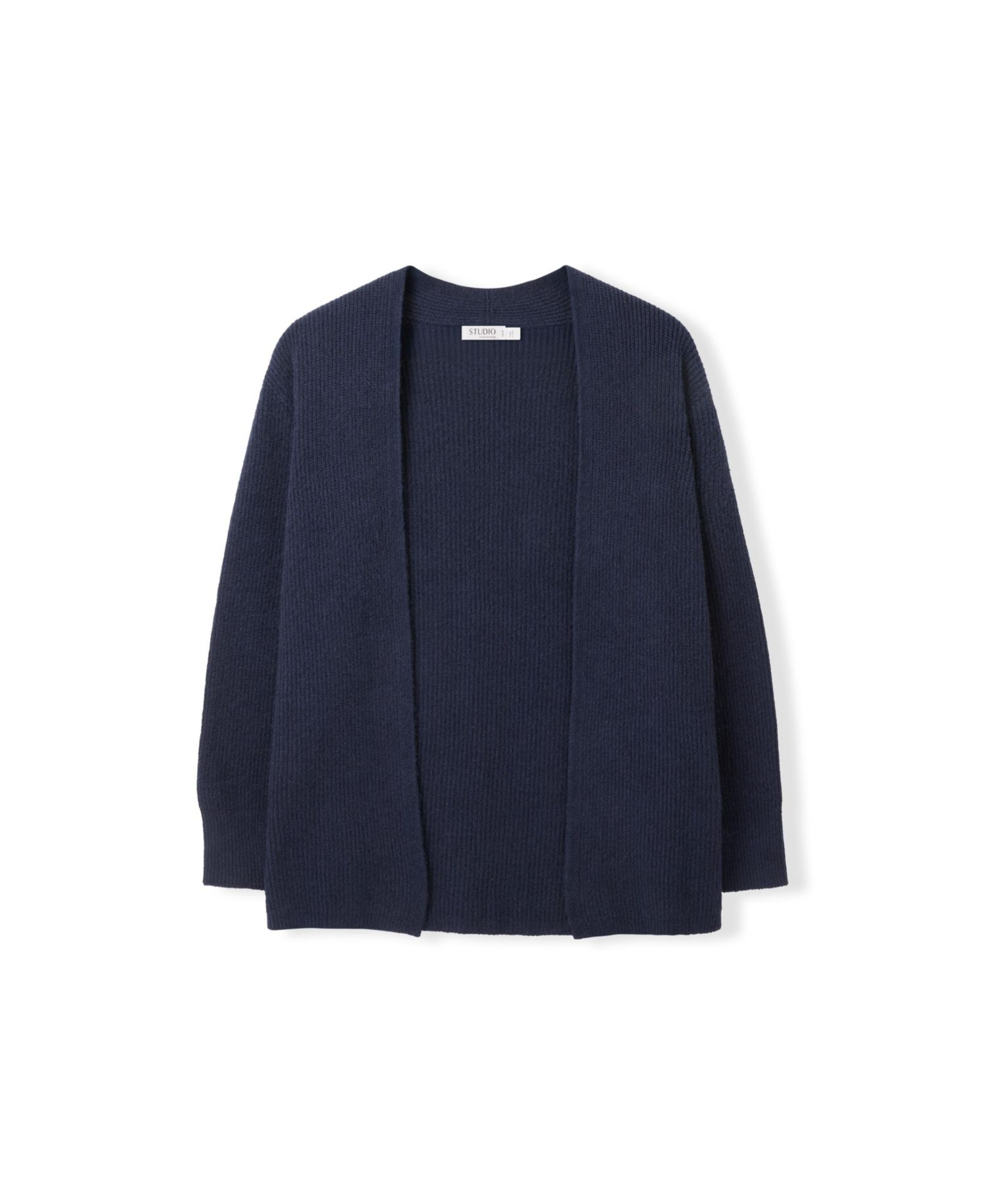 Women's Longline Ribbed Cardigan