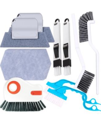 Deep Cleaning Brush Set Window Door Track Tile Grout Kitchen Bathroom